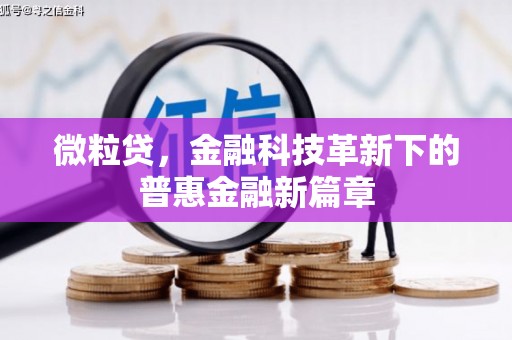 二水微粒贷，金融科技革新下的普惠金融新篇章