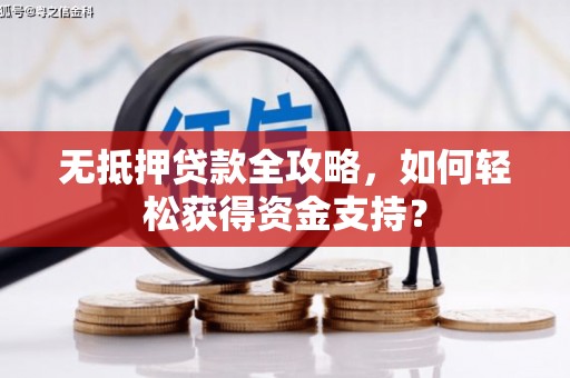 二水无抵押贷款全攻略，如何轻松获得资金支持？