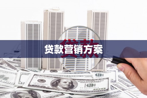 二水贷款营销方案