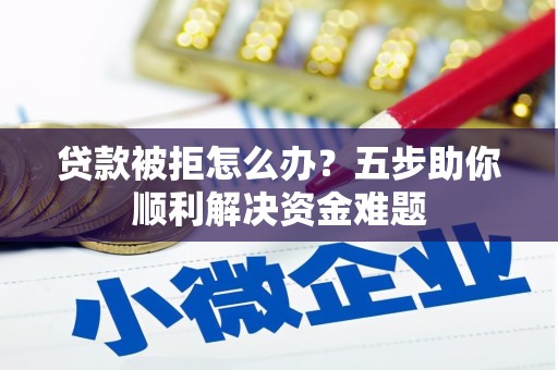 二水贷款被拒怎么办？五步助你顺利解决资金难题
