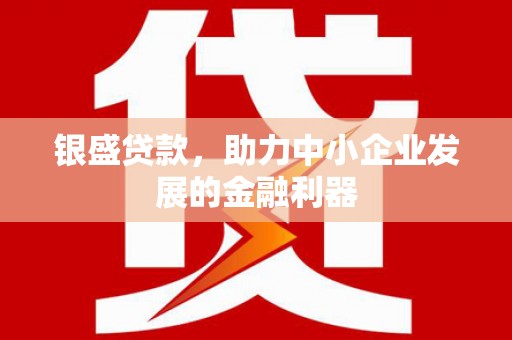 二水银盛贷款，助力中小企业发展的金融利器