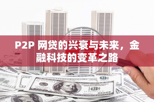 二水P2P 网贷的兴衰与未来，金融科技的变革之路