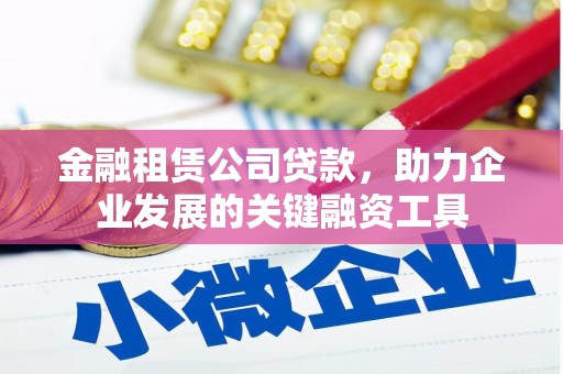 二水金融租赁公司贷款，助力企业发展的关键融资工具