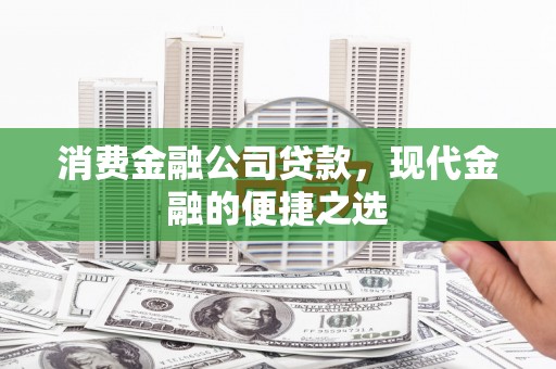 二水消费金融公司贷款，现代金融的便捷之选