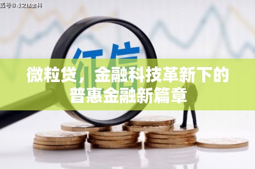 二水微粒贷，金融科技革新下的普惠金融新篇章