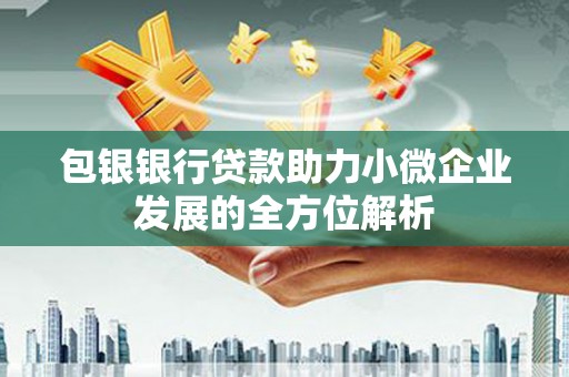二水包银银行贷款助力小微企业发展的全方位解析