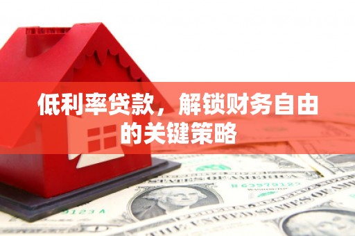 二水低利率贷款，解锁财务自由的关键策略