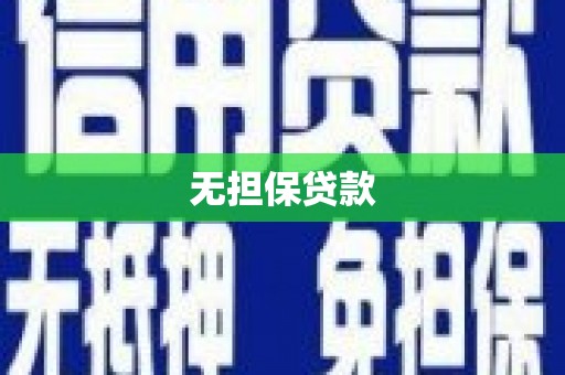 二水无担保贷款