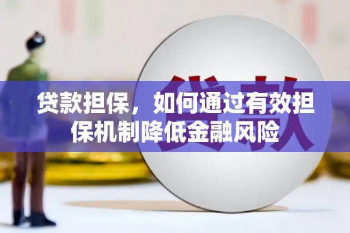 二水贷款担保，如何通过有效担保机制降低金融风险