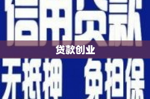 二水贷款创业