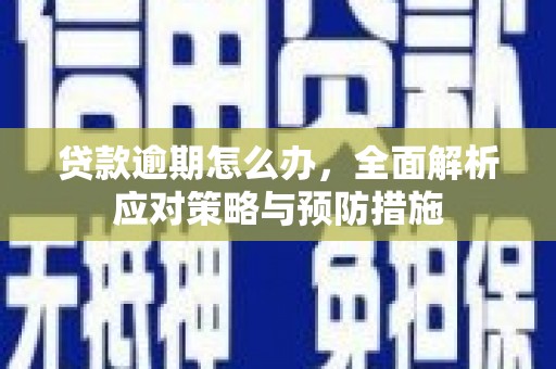 二水贷款逾期怎么办，全面解析应对策略与预防措施