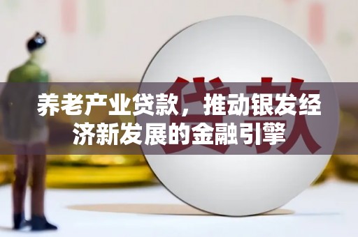 二水养老产业贷款，推动银发经济新发展的金融引擎