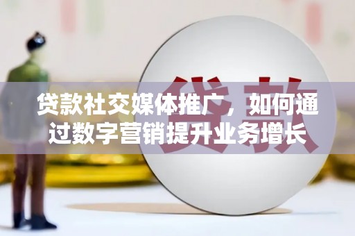 二水贷款社交媒体推广，如何通过数字营销提升业务增长