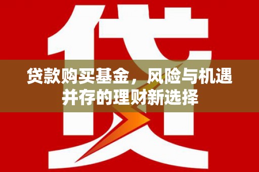 二水贷款购买基金，风险与机遇并存的理财新选择