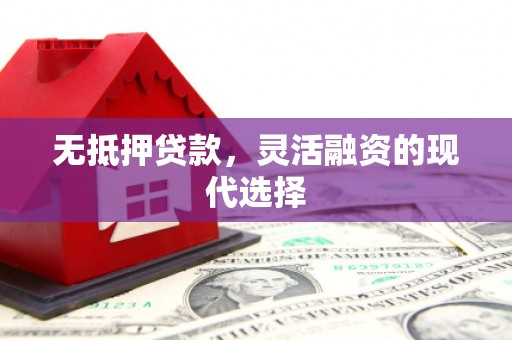 二水无抵押贷款，灵活融资的现代选择