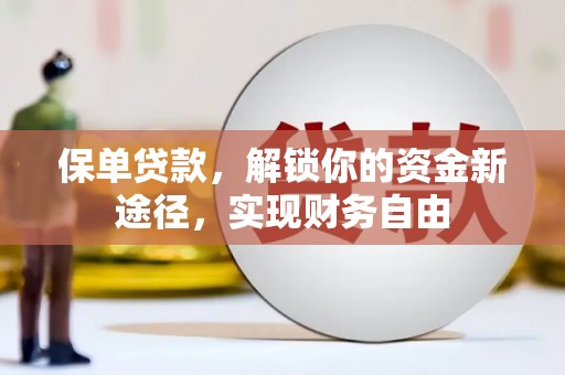 二水保单贷款，解锁你的资金新途径，实现财务自由