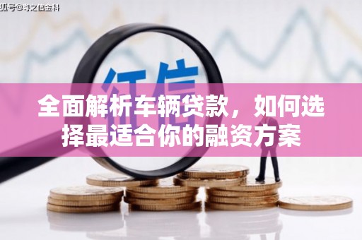 二水全面解析车辆贷款，如何选择最适合你的融资方案