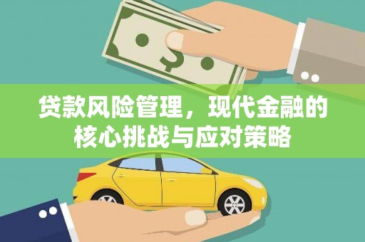 二水贷款风险管理，现代金融的核心挑战与应对策略