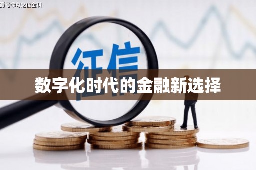 二水数字化时代的金融新选择
