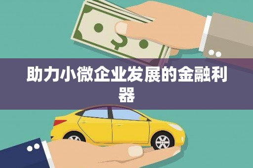 二水助力小微企业发展的金融利器