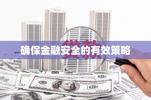 二水确保金融安全的有效策略