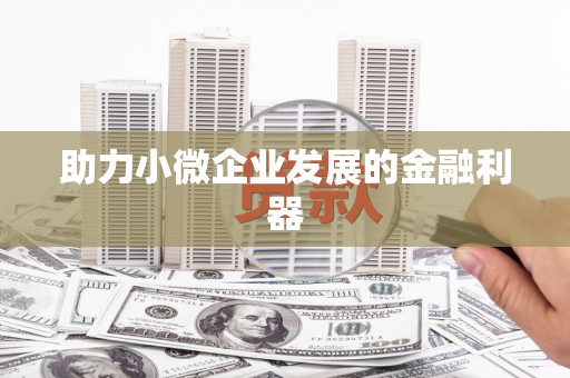 二水助力小微企业发展的金融利器