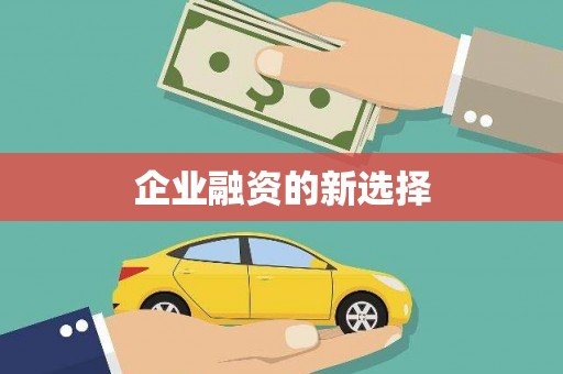 二水企业融资的新选择